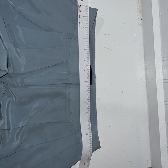 Rachel Zoe 100% Silk Light Blue Wide Leg Pants - Picture 15 of 16